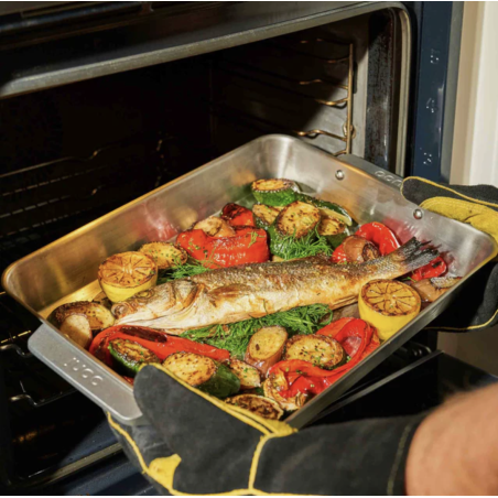 Plat à rôtir Ooni Medium | Accessoire Four | pizzaovens.mu