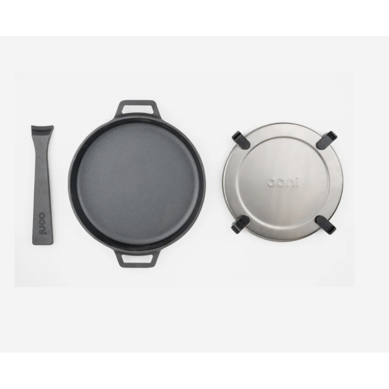 Poêle Ooni Skillet fonte | Accessoire four à pizza | fourapizza.fr