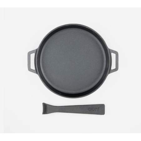 Poêle Ooni Skillet fonte | Accessoire four à pizza | pizzaovens.mu