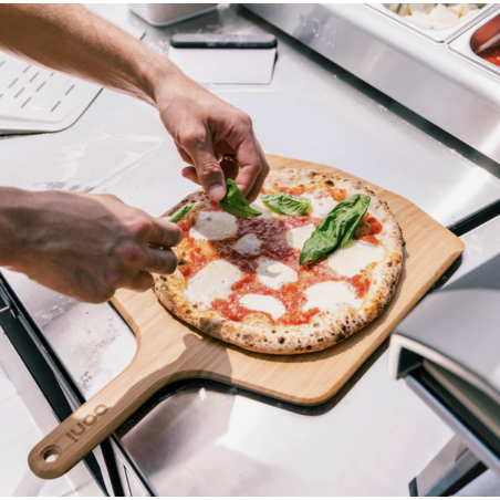 Pelle à pizza Ooni 16" bambou | Planche service pizzaovens.mu
