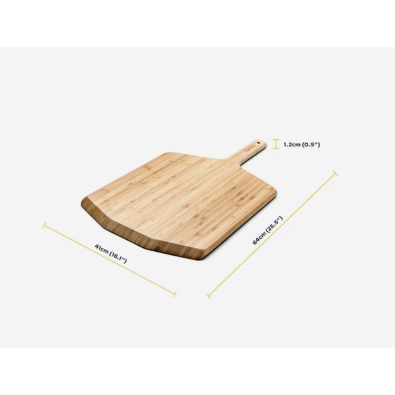 Pelle à pizza Ooni 16" bambou | Planche service pizzaovens.mu