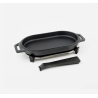 Poêle Ooni Sizzler en fonte | Plat ovale | pizzaovens.mu