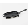 Poêle Ooni Sizzler en fonte | Plat ovale | fourapizza.fr