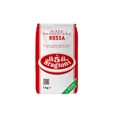 Farine Stagioni 5 Napoletana Rossa  type 00 W300  - 1 Kg