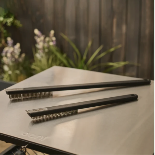 Brosse métallique courte pour four à pizza Ooni | fourapizza.fr
